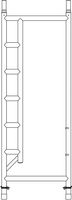 Altrex Doorloopframe smal 75-28-7 RS5 - 307020 - thumbnail