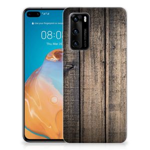 Huawei P40 Bumper Hoesje Steigerhout