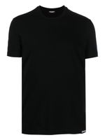 DSQUARED2 t-shirt en coton à patch logo - Noir - thumbnail