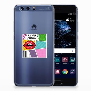 Huawei P10 Plus Silicone Back Cover Popart Princess