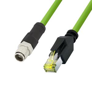 LogiLink CQM055S RJ45 Netwerkkabel, patchkabel CAT 6A 2.00 m Groen Vlambestendig, Halogeenvrij, Zuurbestendig, UV-bestendig, Oliebestendig 1 stuk(s)