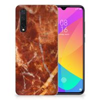 Xiaomi Mi 9 Lite TPU Siliconen Hoesje Marmer Bruin - thumbnail