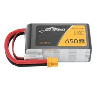 Tattu 3S 650mAh 11.1V 75C 3S1P Lipo Pack accu met XT30-stekker voor UAV drone FPV racen RC Quadrocopter maat 100 tot 180