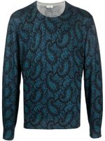 ETRO pull à motif cachemire - Bleu