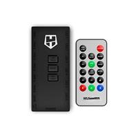 NOX XTREME PRODUCTS HUMMER R-HUB -NXHUMMERRHUB- Snelheidsregelaar Lichteffecten voor ventilatoren, 12 poorten, 59 lichteffecten, afstandsbediening inbegrepen, zwart