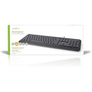 Bedraad Toetsenbord | USB | USB Gevoed | Multimedia | QWERTY | US Internationaal | Ja