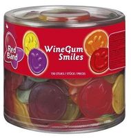 Red Band Red Band Silo Winegum Smiles 100 Stuks 1200 Gram - thumbnail