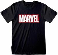 Marvel T-shirt met korte mouwen, uniseks, zwart