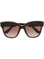 Dolce & Gabbana Eyewear lunettes de soleil à monture papillon - Marron - thumbnail