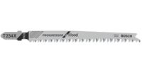 Bosch 25x T 234 X Progressor for Wood decoupeerzaagblad (voor Zachthout, Multiplex, Lengte 117 mm, Professional Accessoires Decoupeerzaag)