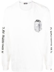 A BATHING APE® t-shirt Ape à poche plaquée - Blanc