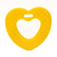 Bijtring Hart met noppen 2 st.