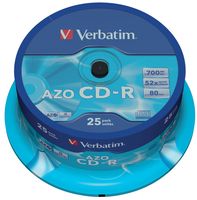 Verbatim CD recordable, spindel van 25 stuks