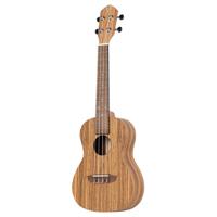 Ortega RFU11ZE-L Timber Series Natural linkshandige E/A concert ukelele met gigbag