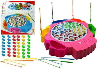 Viking Choice  Hengelspel roze visspel met 4 hengels en 42 visjes