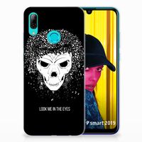 Silicone Back Case Huawei P Smart 2019 Skull Hair - thumbnail