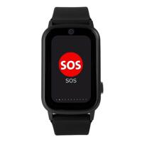 Lifewatcher Senior 4G Zwart Alarmeringshorloge/Alarm Horloge/Smartwatch met Alarmknop - Met GPS tracker en WiFi - Alarmhorloge - Alarm Polsband Armband - Alarm met Belfunctie en App