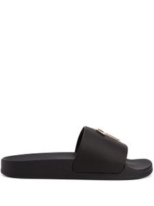 Giuseppe Zanotti sandales Brett en cuir - Noir