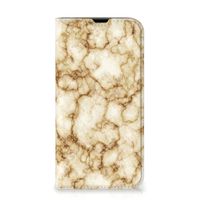 iPhone 13 Pro Standcase Marmer Goud - thumbnail