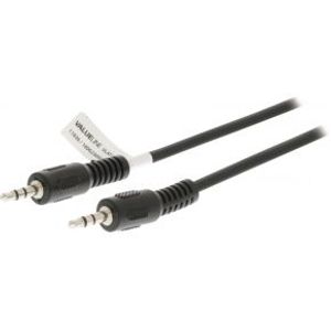 Stereo Audiokabel 3.5 mm Male - 3.5 mm Male 1.50 m Zwart