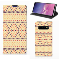 Samsung Galaxy S10 Hoesje met Magneet Aztec Yellow