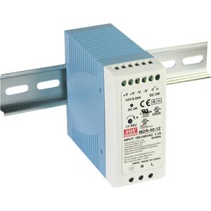 Mean Well MDR-40-24 DIN-rail netvoeding 24 V/DC 1.74 A 40 W Aantal uitgangen: 1 x Inhoud: 1 stuk(s)