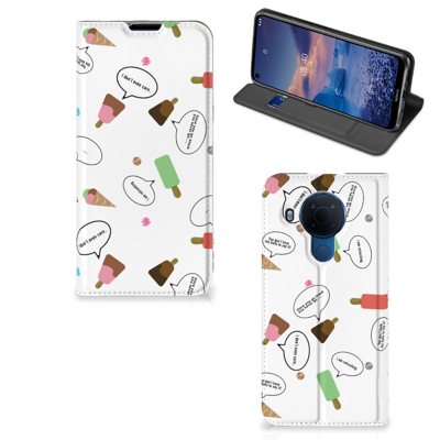 Nokia 5.4 Flip Style Cover IJsjes Nokia 5.4 Flip Style Cover IJsjes