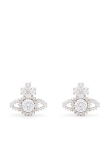 Vivienne Westwood puces d'oreilles Valentina à logo Orb - Argent