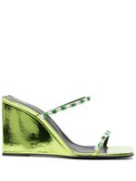 Giuseppe Zanotti sandales Shangay 105 mm à boucle - Vert - thumbnail