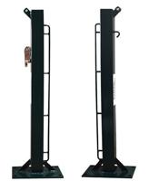 Softee Equipment 0012360 Set met vaste palen, vierkant, dames, wit, S