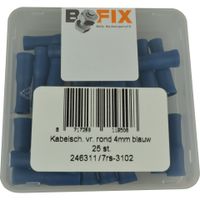 Bofix Kabelschoen AMP vrouw rond 4,0mm blauw (25st) - thumbnail