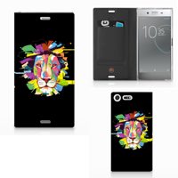 Sony Xperia XZ Premium Magnet Case Lion Color