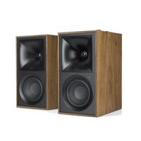 Klipsch: The Fives Draadloze Boekenplank Speakers 2 stuks - Walnoot