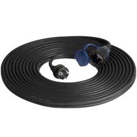 ORNO OR-AE-13169(GS) Verlengkabel Buiten 10m - 30m IP44 Schuko Geaard met Kindveilige Zekeringen (30m)