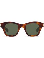 Saint Laurent Eyewear lunettes de soleil SL 592 à monture papillon - Vert