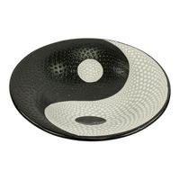 Kom Ying Yang Wit-Zwart (26 cm) - thumbnail