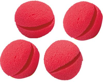 clownsneus 5,5 cm foam rood 4 stuks clownsneus 5,5 cm foam rood 4 stuks