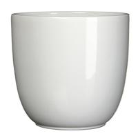 Mica decoraties Tusca pot keramiek voor binnen, wit, 39 x 39 x 34,5 cm