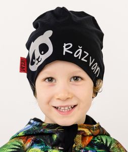 Baggy Hat Reflex Panda Black