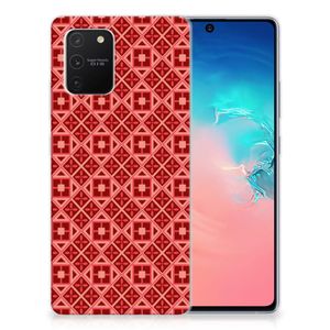 Samsung Galaxy S10 Lite TPU bumper Batik Rood