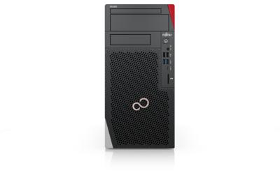 Fujitsu CELSIUS W5012 i5-12500 Desktop Intel® Core™ i5 16 GB DDR5-SDRAM 512 GB SSD Windows 11 Pro Workstation Zwart, Rood