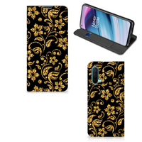 OnePlus Nord CE 5G Smart Cover Gouden Bloemen