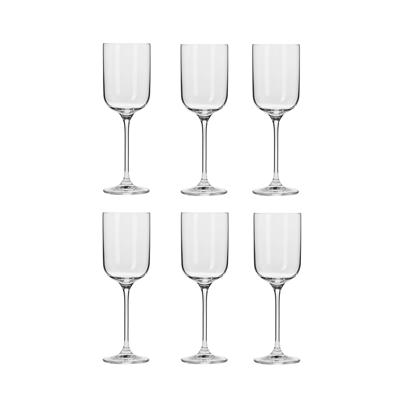 Krosno Witte Wijn glazen - Elegante glazen - Drinkglazen - 270 ml. - 6 Delig