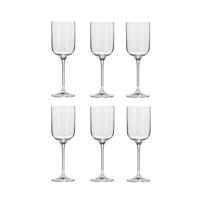 Krosno Witte Wijn glazen - Elegante glazen - Drinkglazen - 270 ml. - 6 Delig