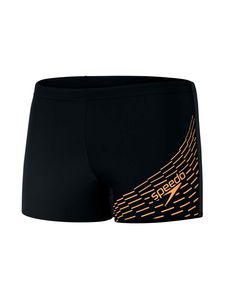 Speedo - Eco Aquashort - Medley Logo - Zwart - Oranje