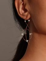 Mode Opmerkingen: Eenvoudig Lijn oorbellen