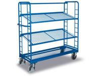 VARIOfit SW-640.225 Etagewagen Staal Poedercoating Laadvermogen (max.): 400 kg Gentiaan-blauw (RAL 5010)