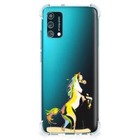 Samsung Galaxy M02s | A02s Stevig Bumper Hoesje Horse Color - thumbnail