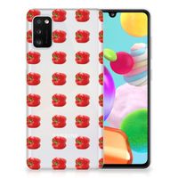 Samsung Galaxy A41 Siliconen Case Paprika Red - thumbnail