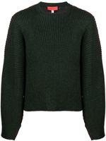 Eckhaus Latta pull Ash à col rond - Vert